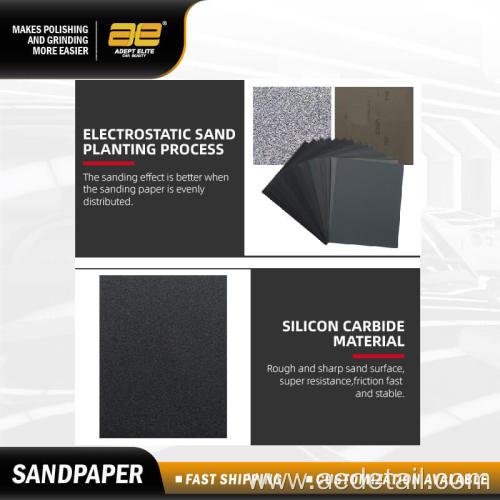 Silicon Carbide Sandpaper 9